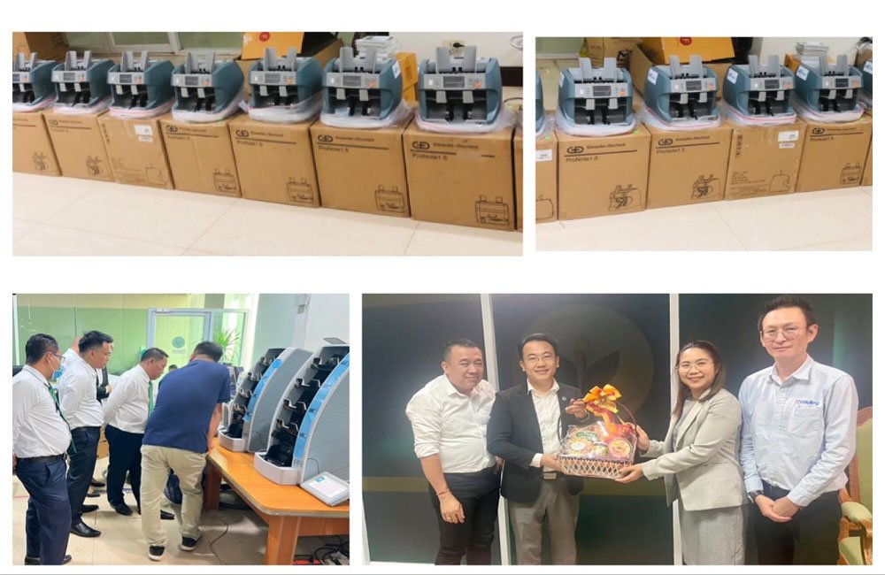 Thank you to commercial bank in Lao for trusting us and choosing Banknote Sorting Machine